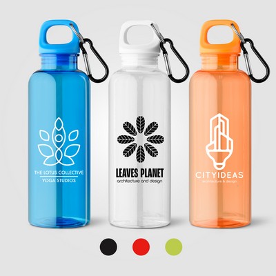 Doli rPET Carabiner Clip Screw-Top Bike Bottle - 17 oz. - Silkscreen