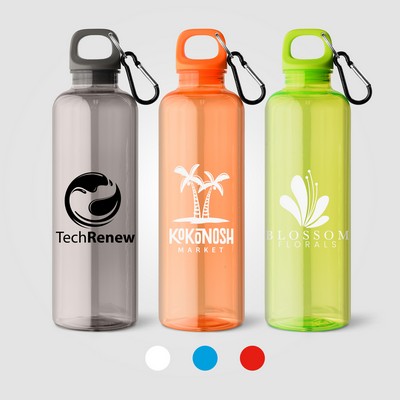 Doli rPET Carabiner Clip Screw-Top Bike Bottle - 25 oz. - Silkscreen